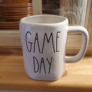 Rae Dunn Magenta Game Day Mug football baseball basketball